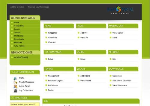 Product picture EazyPortal v1 - eazy portal website